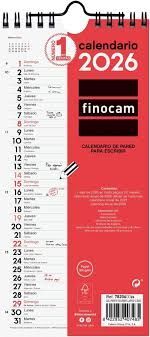 CALENDARIO PARED ESC.LARGO S 2026