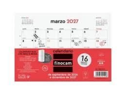 CALENDARIO NEUTRO 16M IMAN FINOCAM