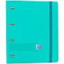 CARPETA A4 4A OXFORD EUROPEANBINDER LIVE&GO MENTA POLIFOAM + RECAMBIO 120H 5MM
