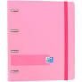 CARPETA A4 4A OXFORD EUROPEANBINDER LIVE&GO ROSA POLIFOAM + RECAMBIO 120H 5MM