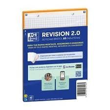 FICHA DE REVISIÓN 2.0 A5 CUADRICULADA OXFORD NARANJA 400198765 (30 UN)