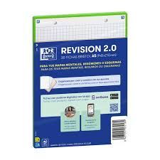 FICHA DE REVISIÓN 2.0 A5 CUADRICULADA OXFORD VERDE 400198767 (30 UN)