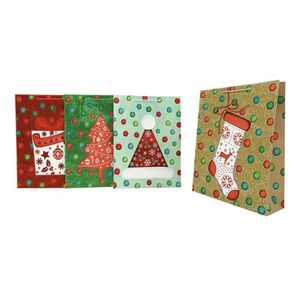 BOLSAS REGALO NAVIDAD GRANDE TOPOS
