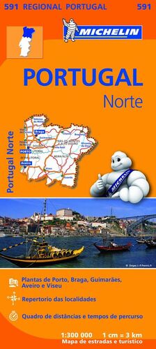 MAPA REGIONAL PORTUGAL NORTE 11591