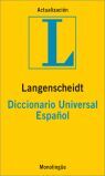 DICCIONARIO UNIVERSAL ESPAÑOL LANGENSCHEIDT