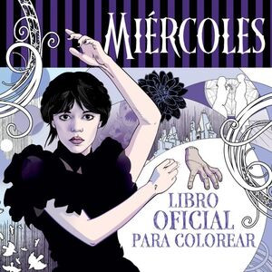 MIERCOLES ADDAMS LIBRO COLOREAR