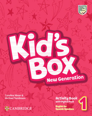 KIDS BOX NEW GENERT 1 EJER+HOME+DIG ESS