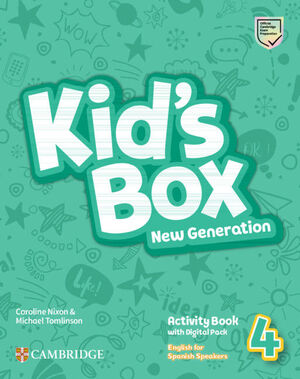 KIDS BOX NEW GENERT 4 EJER+HOME+DIG ESS