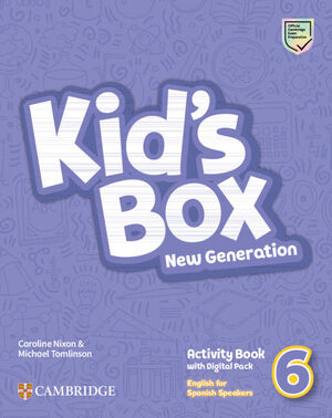 KIDS BOX NEW GENERT 6 EJER+HOME+DIG ESS