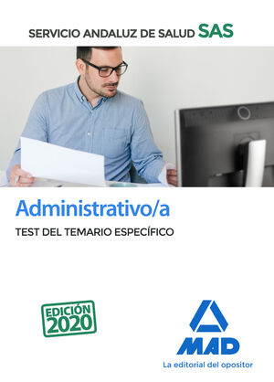 ADMINISTRATIVO/A DEL SERVICIO ANDALUZ DE SALUD. TEST DEL TEMARIO ESPECÍFICO