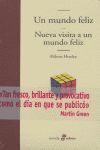 UN MUNDO FELIZ Y NUEVA VISITA A UN MUNDO